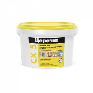 Цемент монтажный Церезит CX 5/2 водоостанавливающий (2 кг)