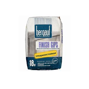 Шпатлевка гипсовая Bergauf Finish Gips финишная (18 кг)