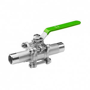 Кран шаровый п/прив. AISI 316 Ду100